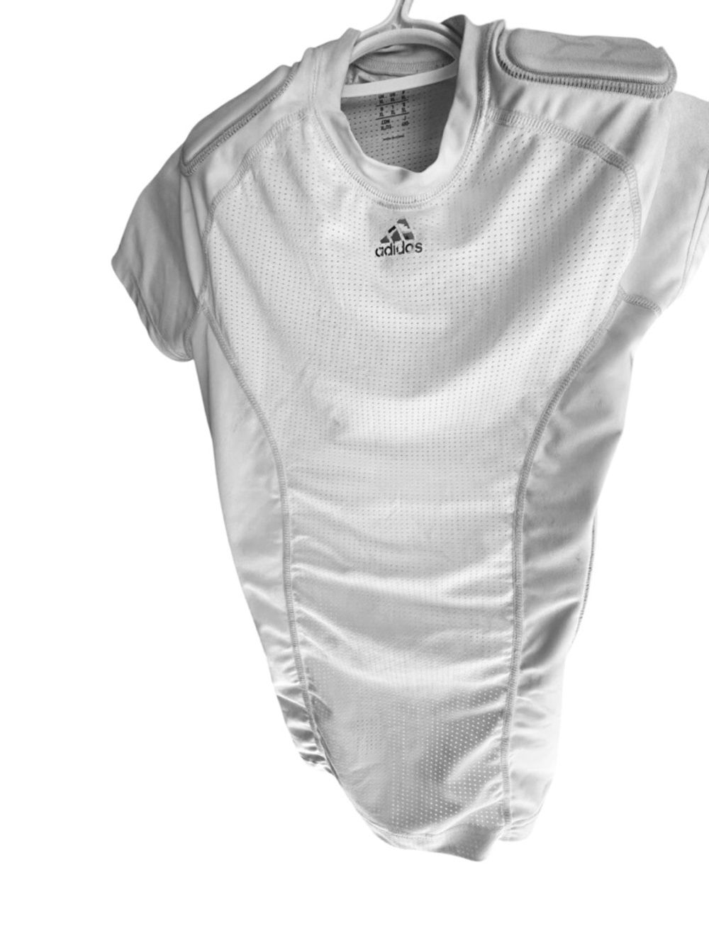 Adidas AEROREADY Padded Compression Shirt White Football Training Gear